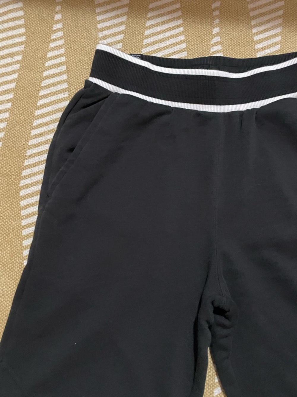 Puma Black Athletic Shorts with Contrast Stripe Waistband – Small EUC - Picture 2 of 14